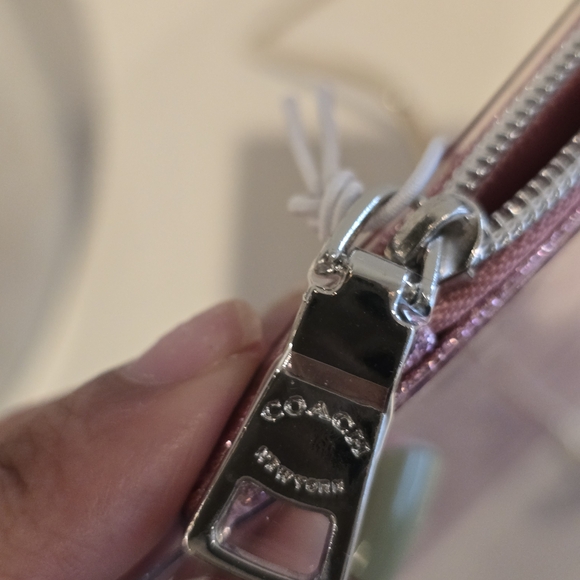 Coach Fragrance Glitter Cosmetic pouch/Makeup Bag - Picture 5 of 6